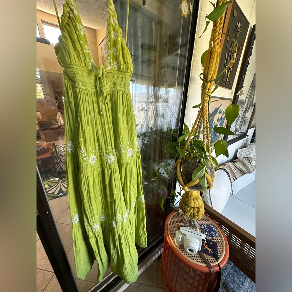 Free people halter maxi